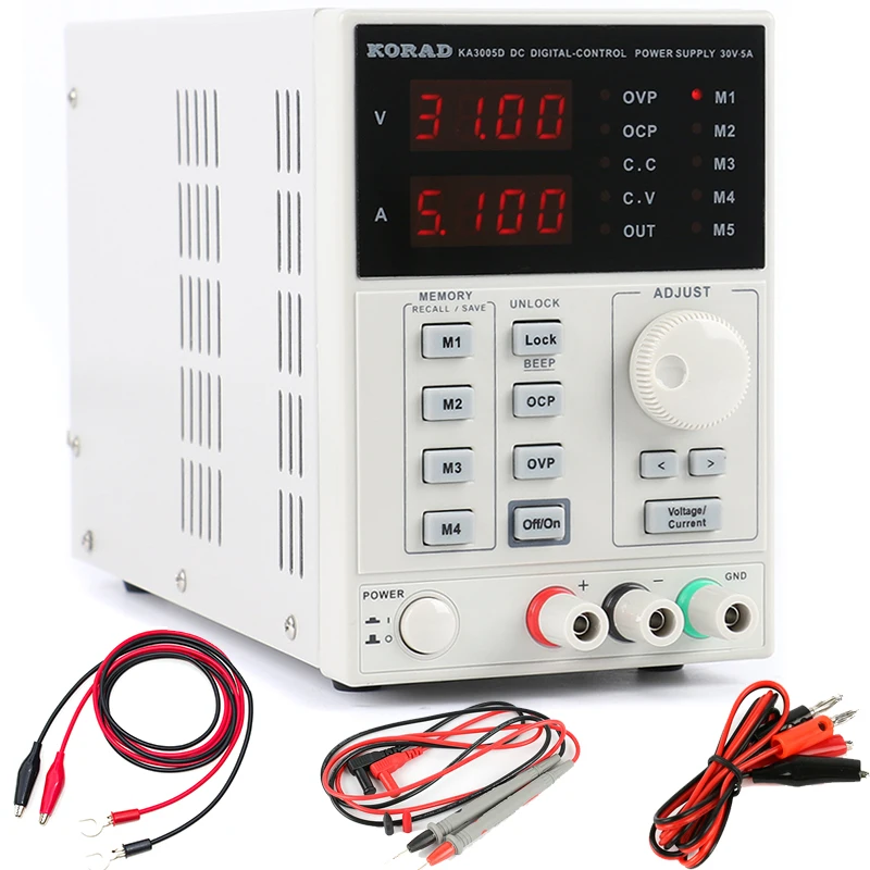Linear Lab Power Supply Adjustable - KORAD 3005D 3005DS Высокоточный регулируемый цифровой