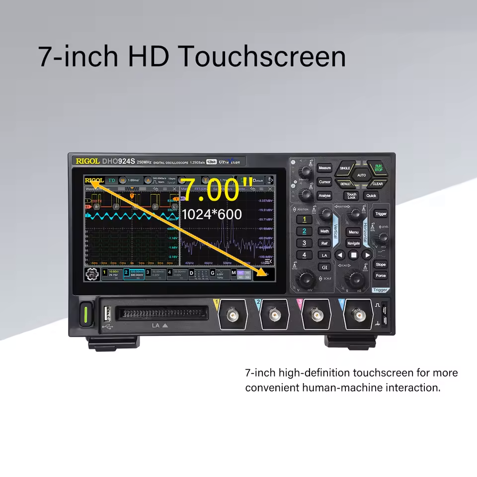 Осциллограф серии RIGOL DHO900 – обзор и цена Digital Storage Oscilloscope 100Mhz